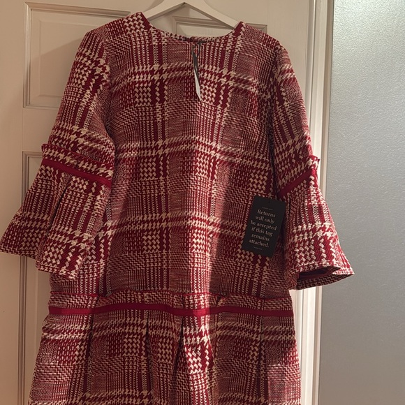 Tuckernuck Red and White Plaid Mini Dress - Picture 4 of 5